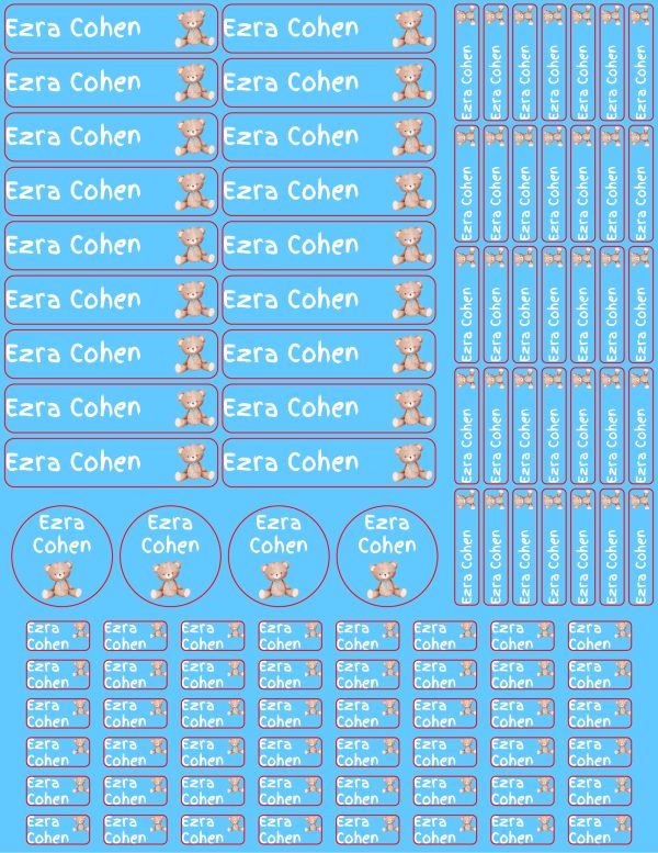 Custom Name Labels | Perfect for Camp!